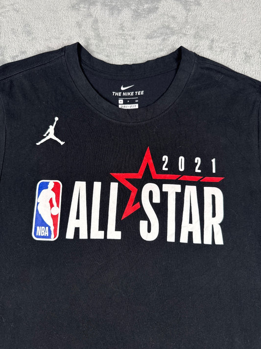 Nike NBA 2021 All Star Black Dri-FIT T-Shirt Size S