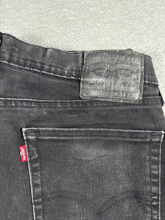 Levi's 541 Athletic Fit Black Jeans W34 L30