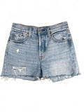 Levi's 501 Skinny Light Blue Denim Shorts W25