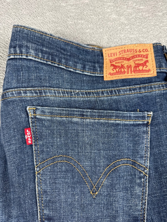Levi's 505 Straight Fit Blue Denim Jeans W32 L34