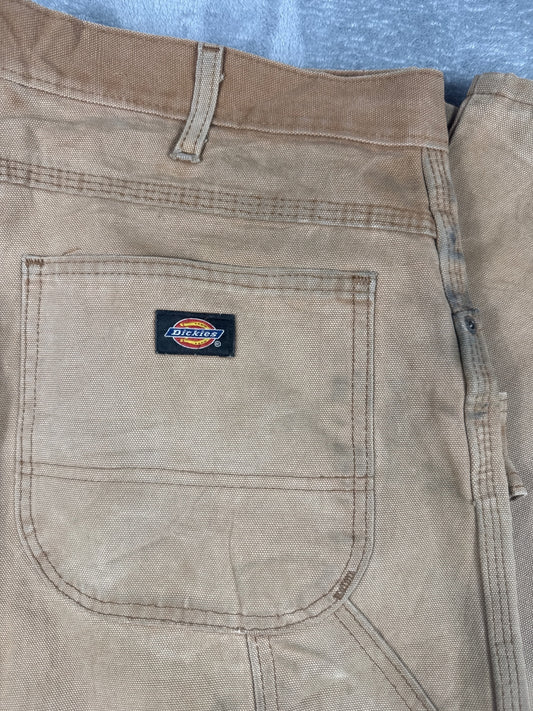 Dickies Brown Workwear Carpenter Pants with Multiple Pockets