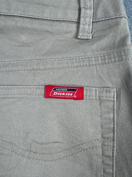 Dickies Women's Beige Skinny Fit Trousers W30