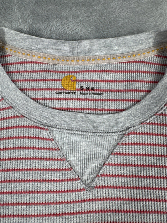Carhartt Women's Long Sleeve Striped Thermal Shirt Size S