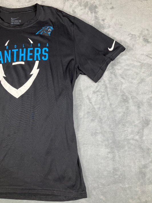 Nike Carolina Panthers Black Dri-FIT Athletic T-Shirt Size L