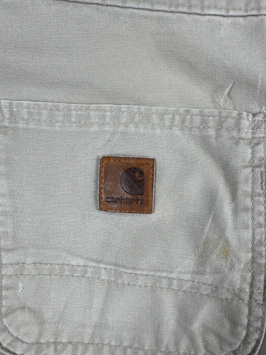 Carhartt Beige Dungaree Fit Work Pants W30 L32
