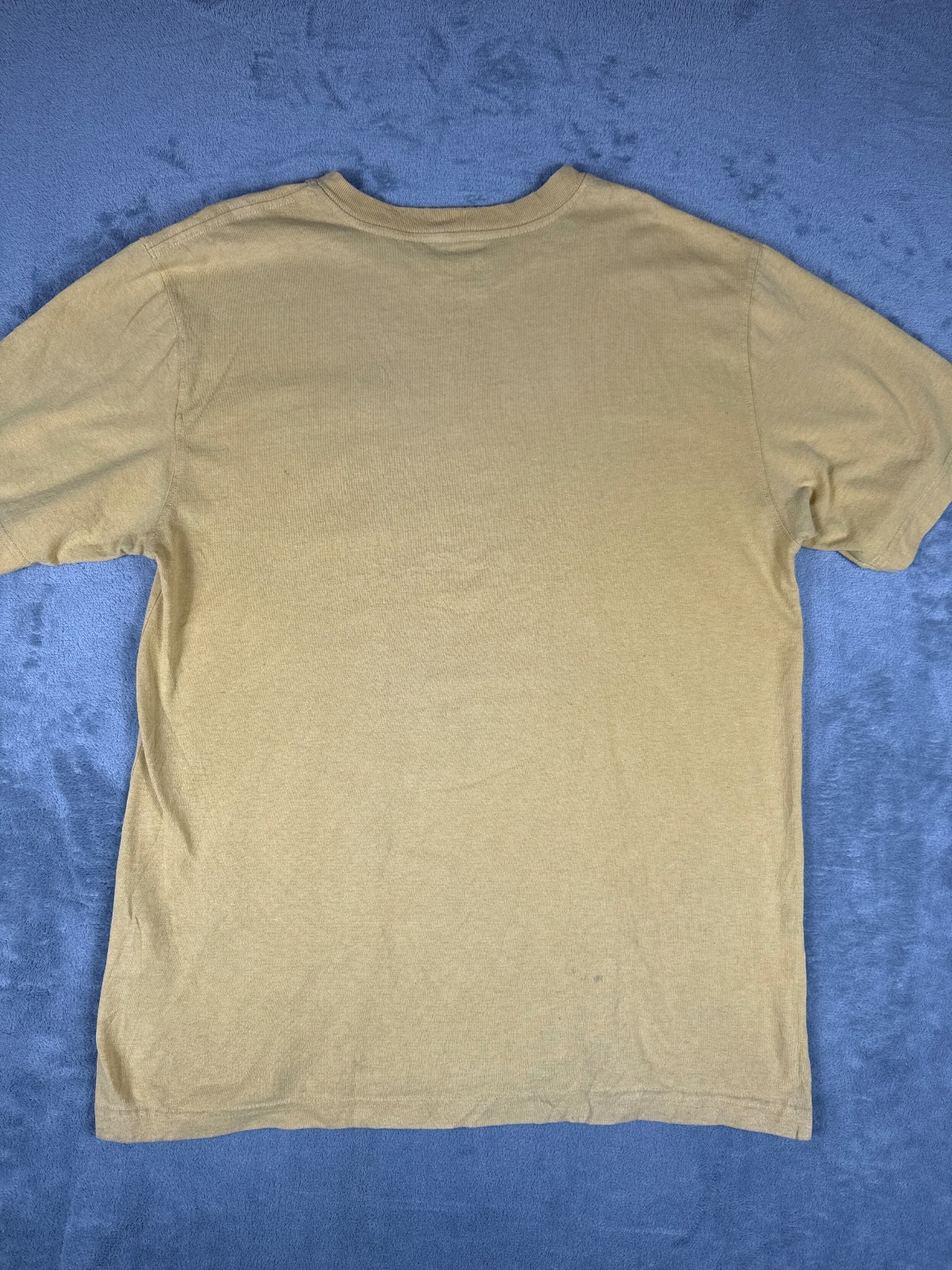 Vintage Carhartt Workwear Yellow Pocket T-Shirt - Large
