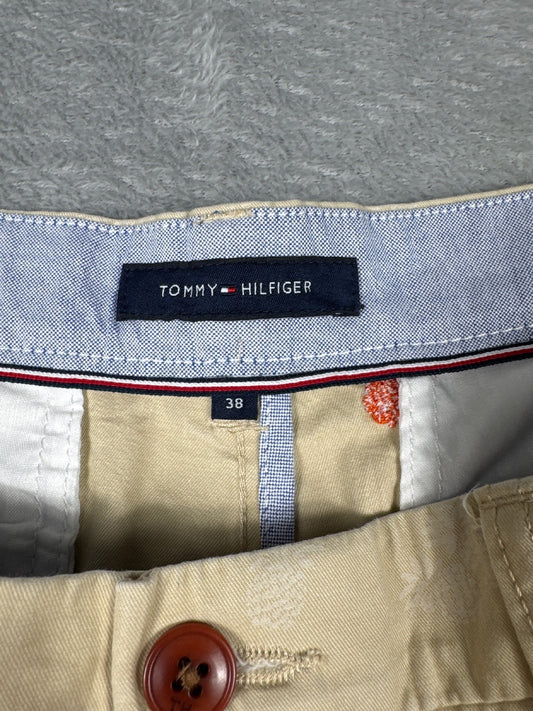 Tommy Hilfiger Beige Pineapple Embroidered Shorts W38