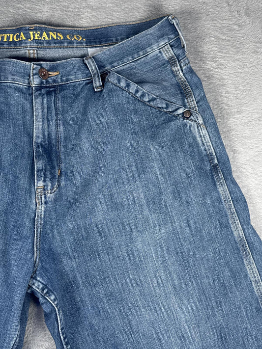 Vintage Nautica Jeans Co. Men's Denim Shorts Jorts Y2K - W34