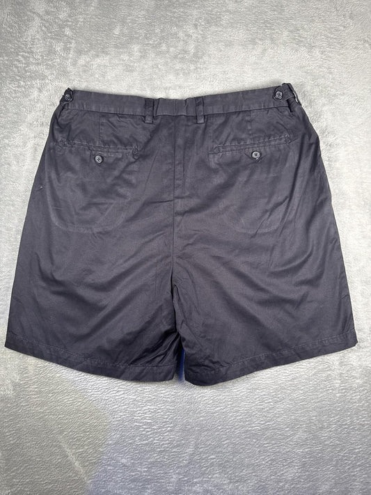 Vintage Tommy Hilfiger Men's Black Cotton Chino Shorts - W40