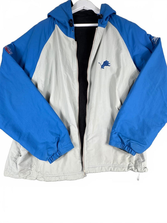Vintage Reebok NFL Detroit Lions Hooded Jacket