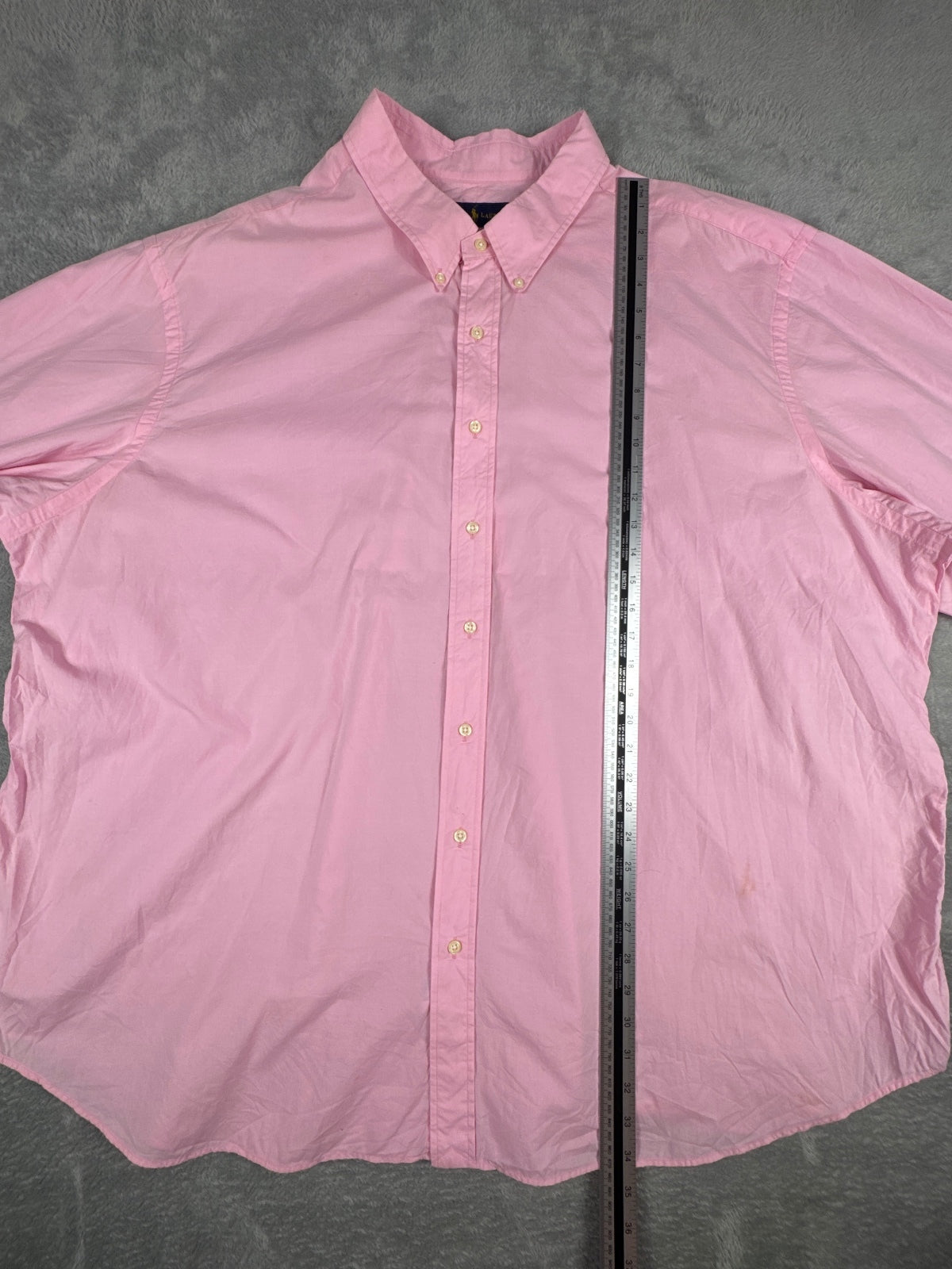 Ralph Lauren Pink Button-Down Shirt Size 4XL