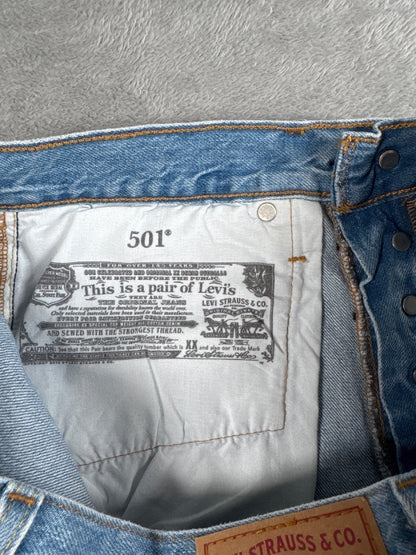Levi's 501 Distressed Denim Shorts W27
