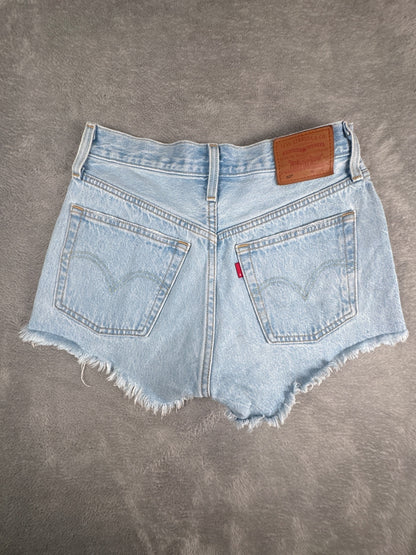 Levi's Premium 501 Light Blue Denim Shorts W25