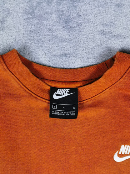Nike Orange Crewneck Sweatshirt Size S