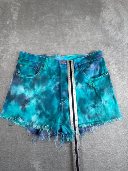 Levi's 501 Tie-Dye Denim Shorts W29