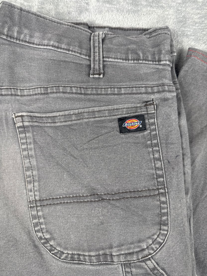 Dickies Grey Carpenter Work Trousers with Utility Pocket W32