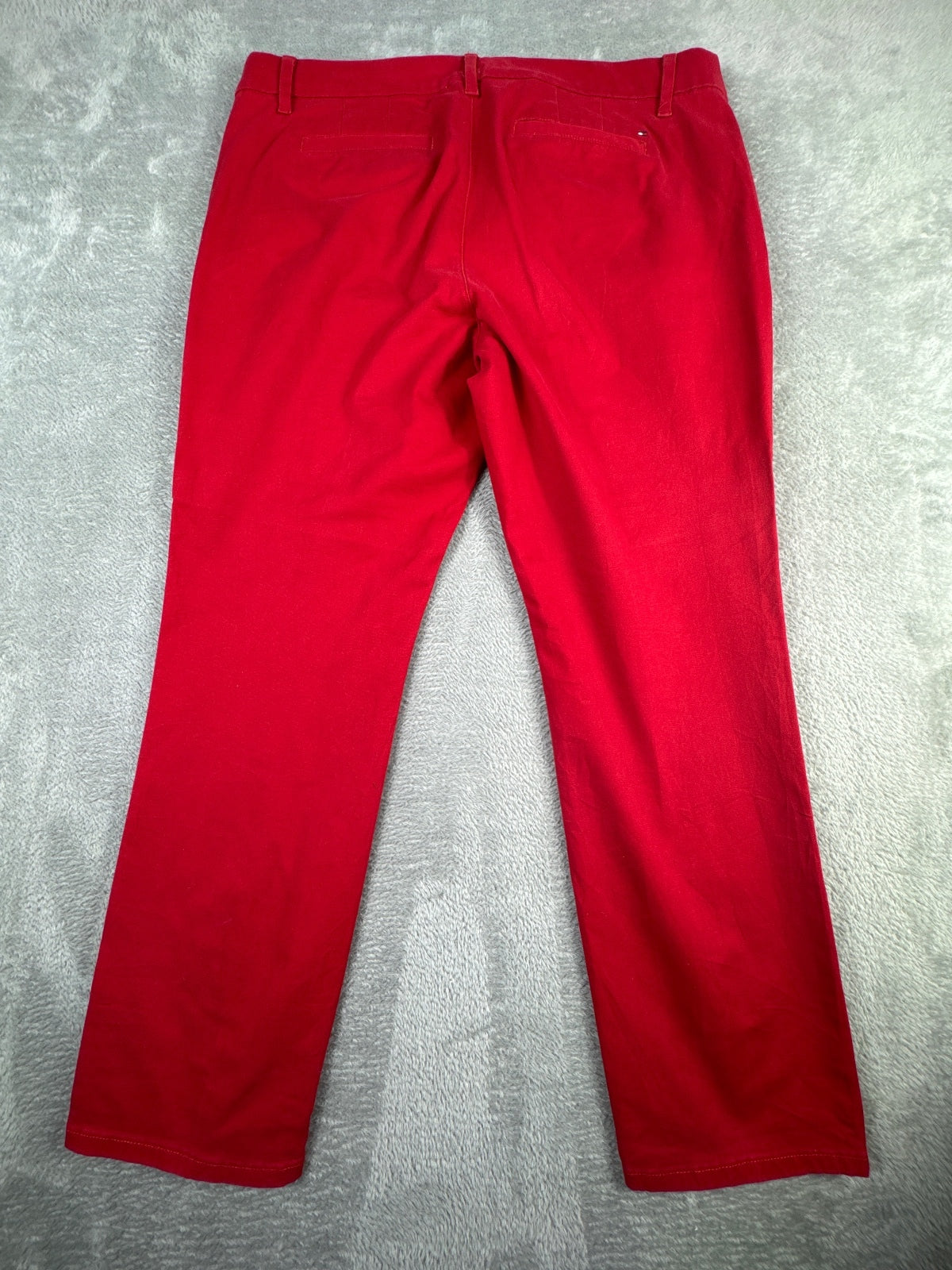 Tommy Hilfiger Women’s Red Chino Trousers Size 12