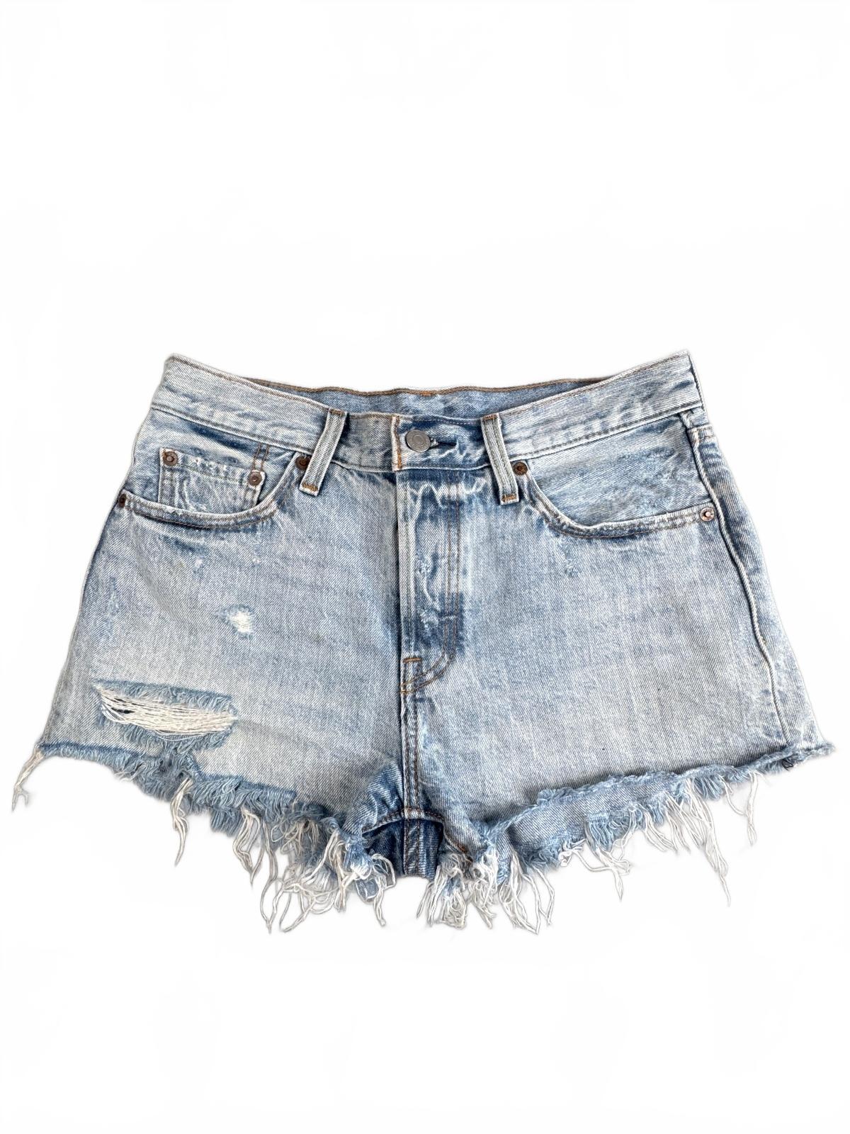 Levi's Premium Capital E 501 Light Blue Denim Shorts W27