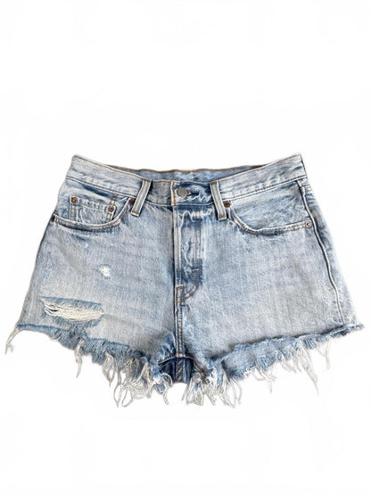 Levi's Premium Capital E 501 Light Blue Denim Shorts W27
