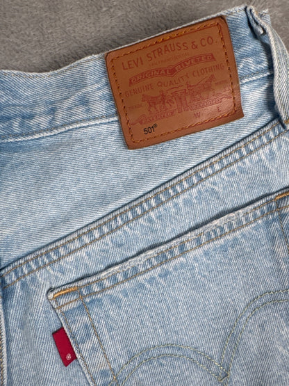 Levi's Premium 501 Light Blue Denim Shorts W25