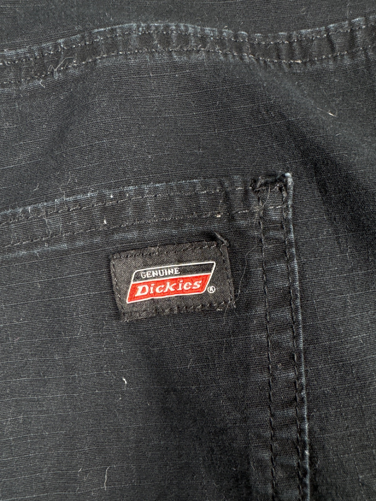 Dickies Men's Black Work Pants with Utility Pockets W42 L30