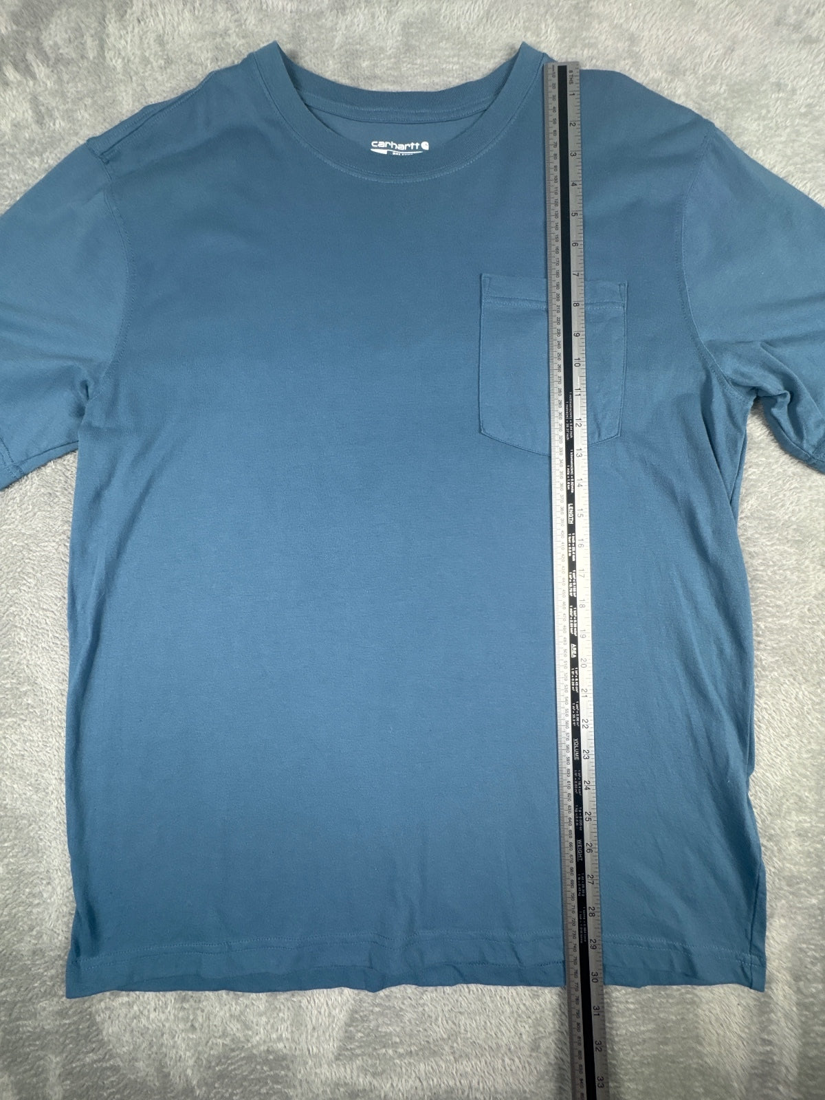 Carhartt Relaxed Fit Blue Pocket T-Shirt Size L