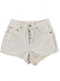 Levi's 501 White Denim Shorts W24