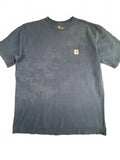 Carhartt Original Fit Tall Dark Blue Graphic T-Shirt Size XL