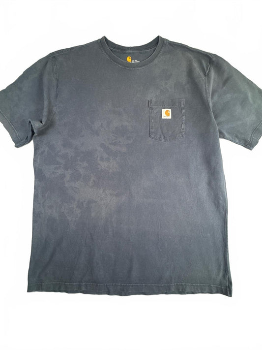 Carhartt Original Fit Tall Dark Blue Graphic T-Shirt Size XL
