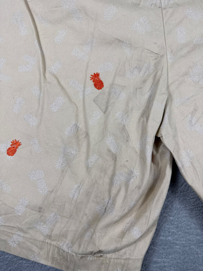 Tommy Hilfiger Beige Pineapple Embroidered Shorts W38