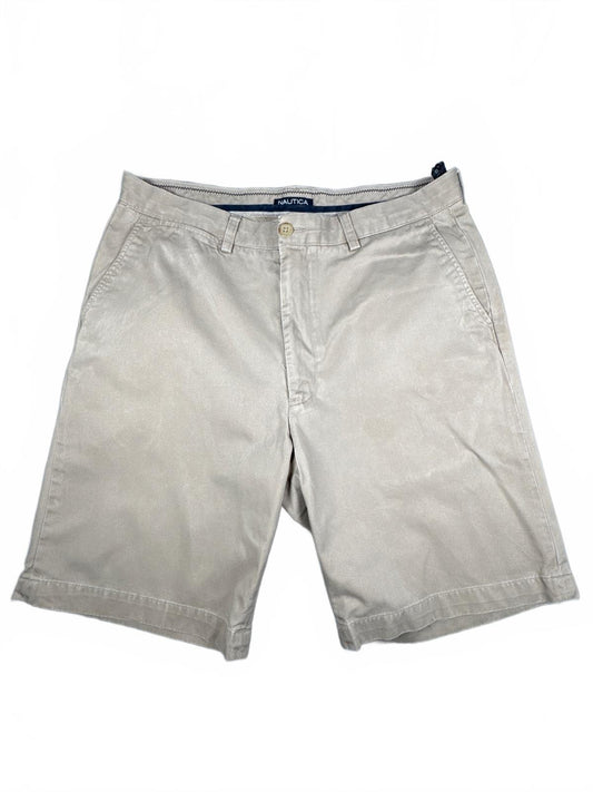Nautica Men's Beige Chino Shorts W34