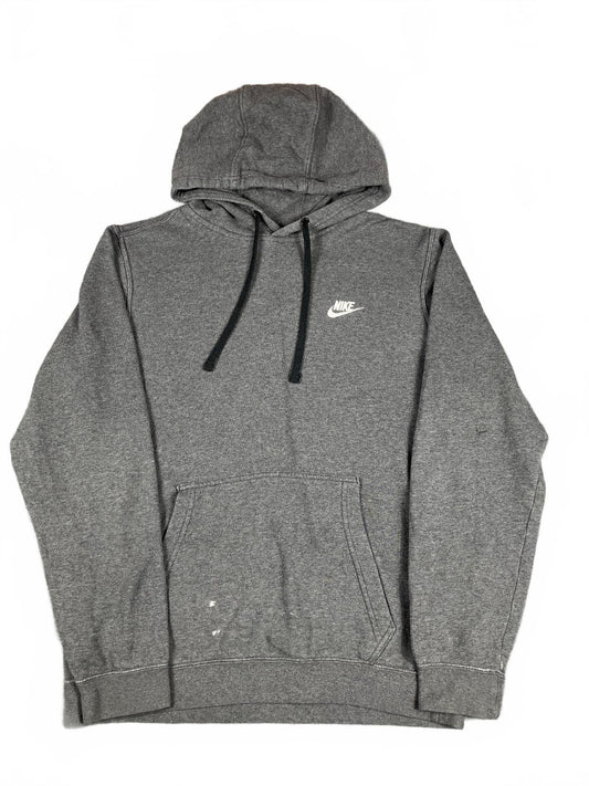 Nike Grey Pullover Hoodie Vintage Sweatshirt Size Medium