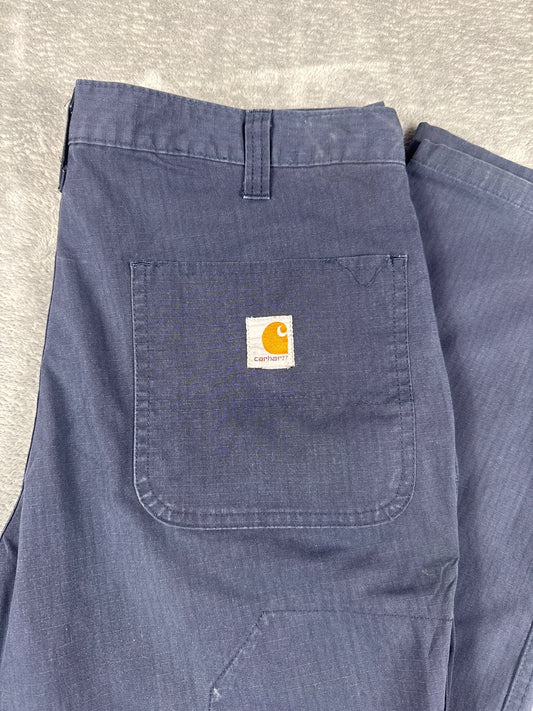 Carhartt Men's Navy Blue Work Pants Size 32x30