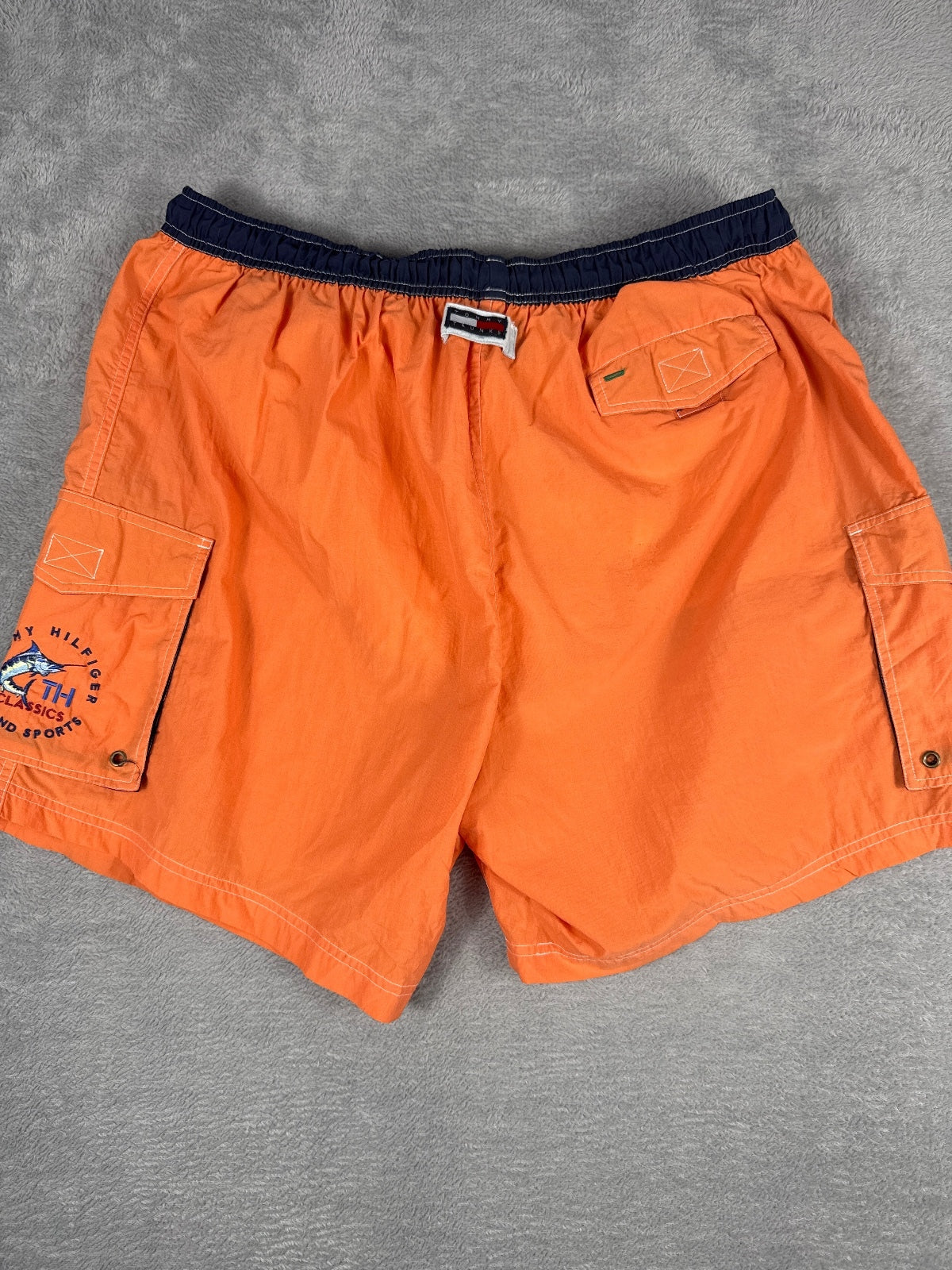 Tommy Hilfiger Orange Island Sports Cargo Swim Shorts - XL