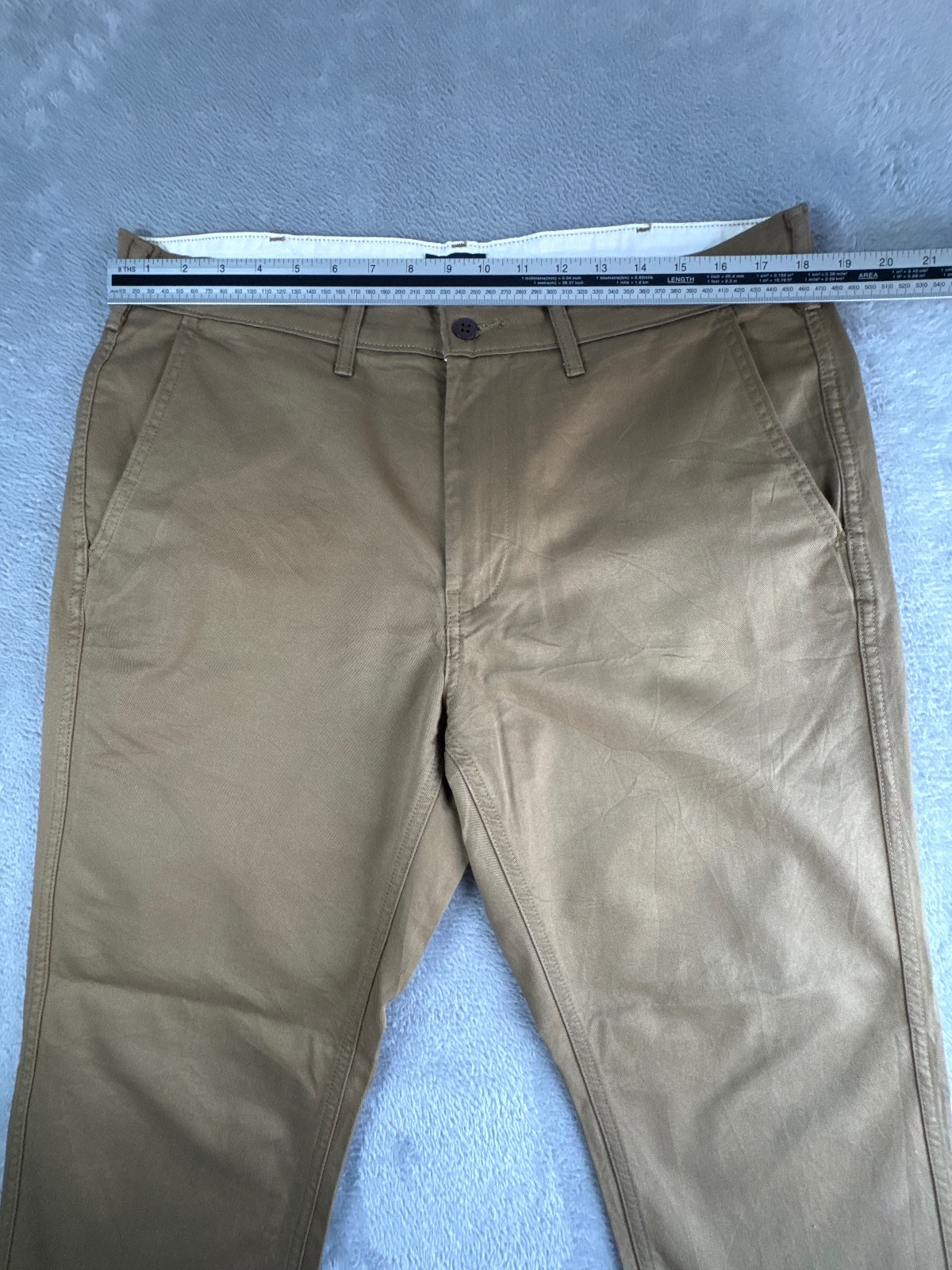 Levi's Men's Khaki Brown Chino Trousers W34 L30