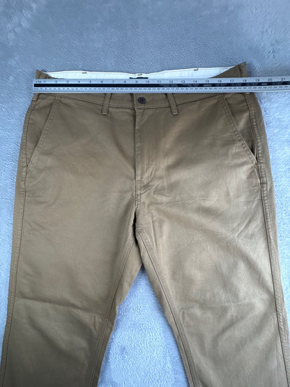 Levi's Men's Khaki Brown Chino Trousers W34 L30