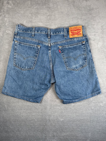 Vintage Classic Levi's 517 Blue Denim Shorts W34