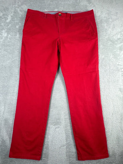 Tommy Hilfiger Women’s Red Chino Trousers Size 12