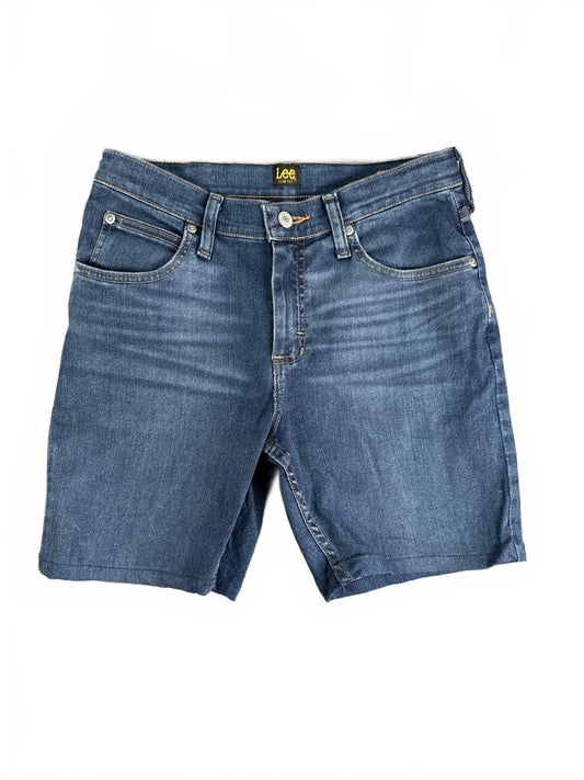 Lee Denim Shorts Size 14 Regular Blue