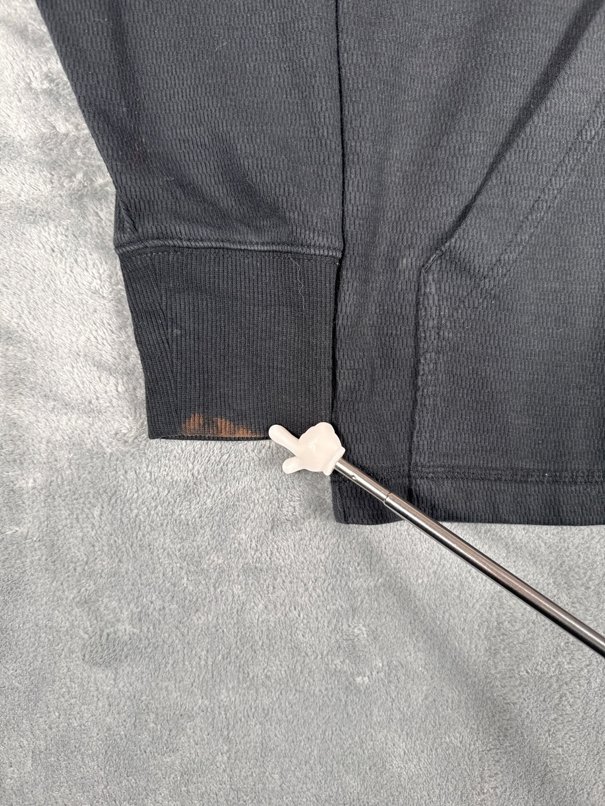 Carhartt Relaxed Fit Black Half-Zip Pullover Sweatshirt S
