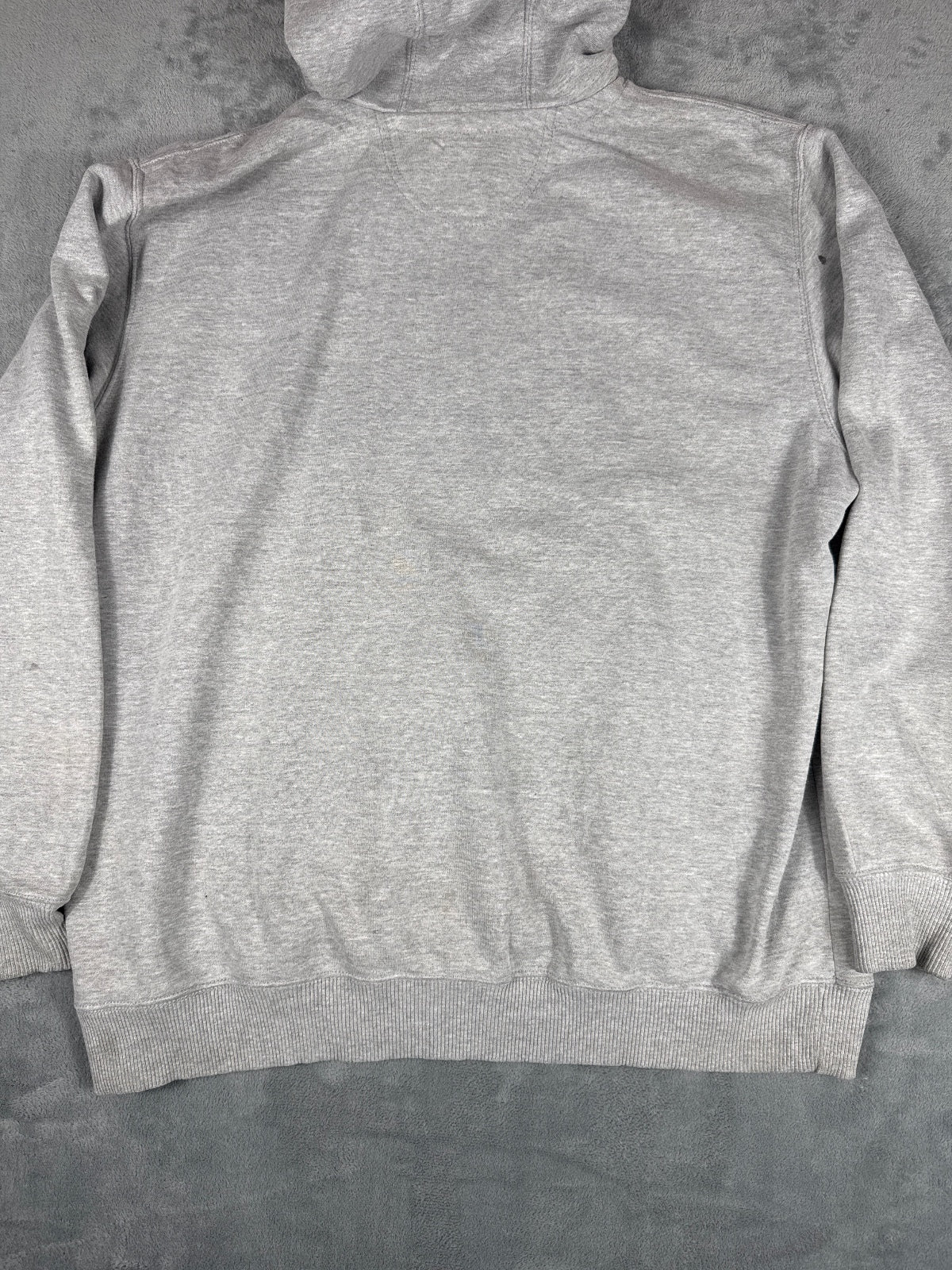 Vintage Retro Carhartt Grey Hoodie Sweatshirt XL
