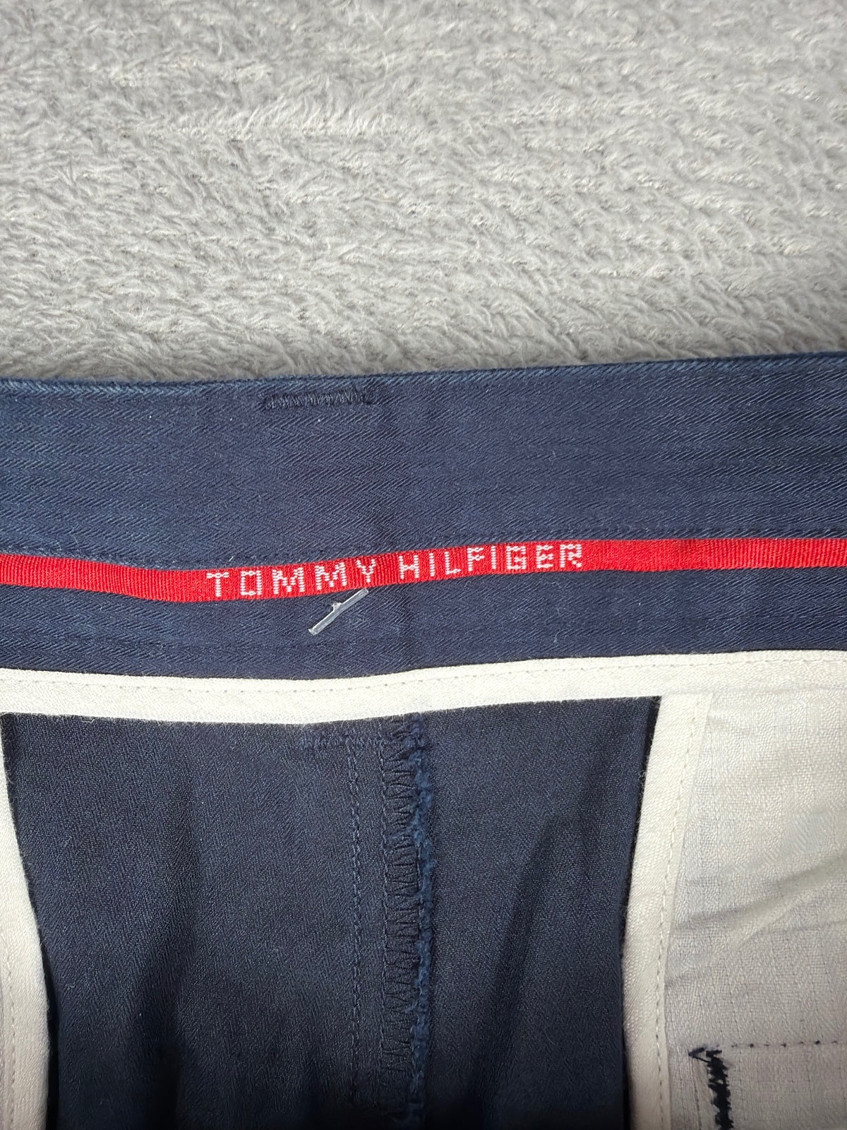 Tommy Hilfiger Navy Cargo Shorts W38