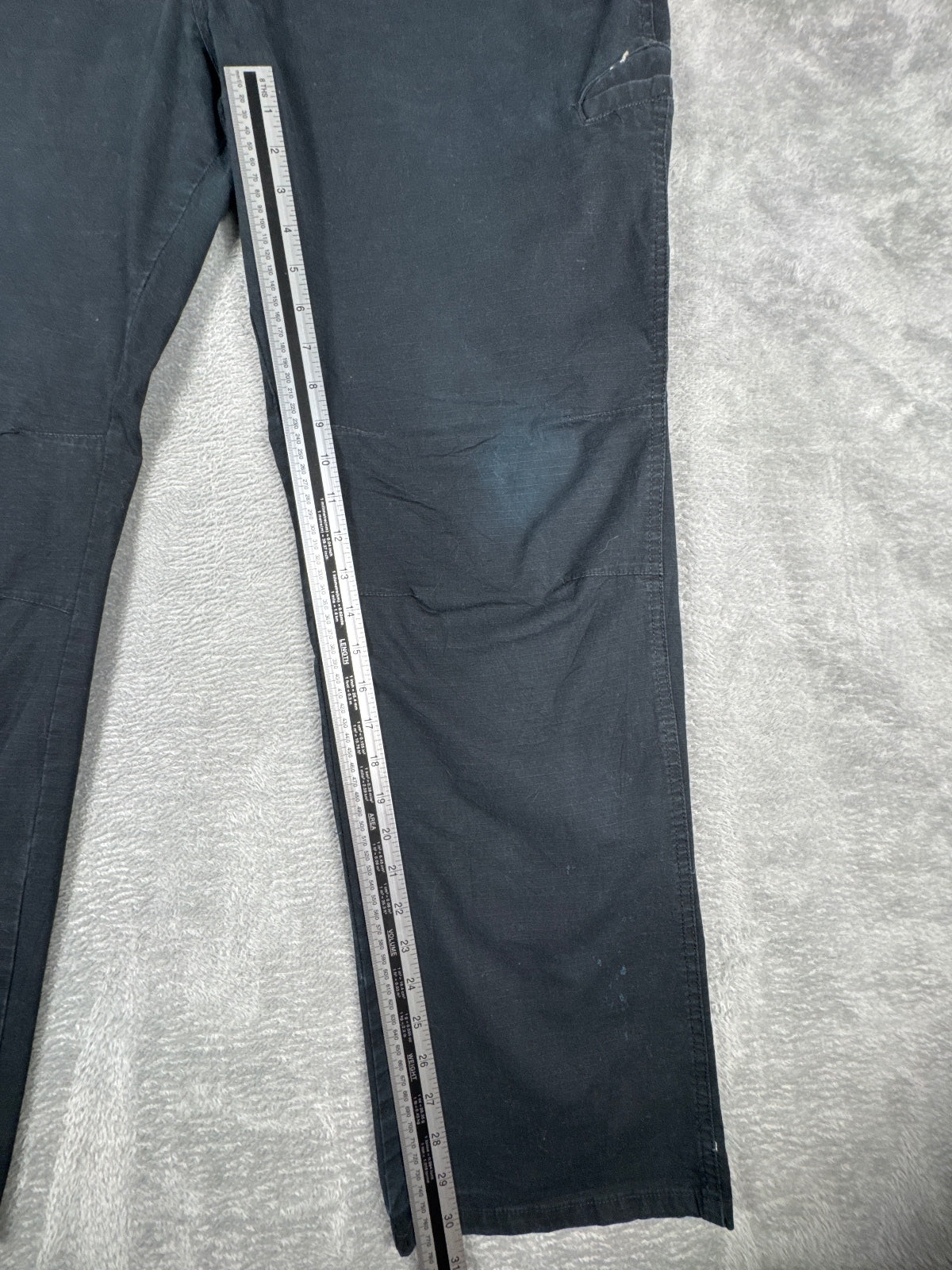 Dickies Men's Black Work Pants with Utility Pockets W42 L30
