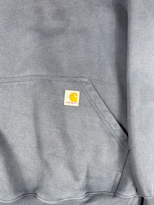 Carhartt Rain Defender Loose Fit Navy Hoodie Sweatshirt - S