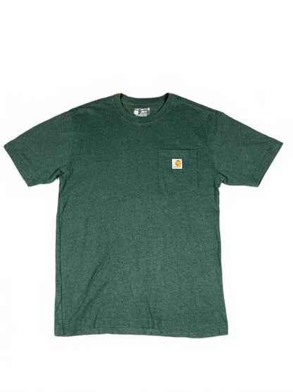 Carhartt Loose Fit Green Vintage Pocket T-Shirt Size S