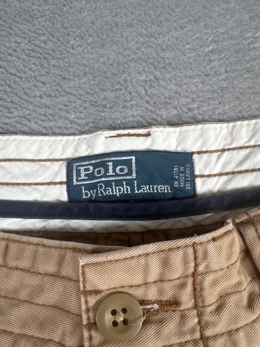Polo by Ralph Lauren Classic Fit Khaki Cargo Shorts W38