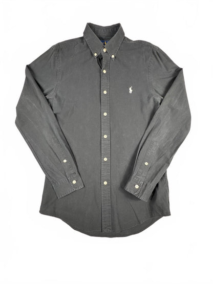 Ralph Lauren Slim Fit Black Button-Down Shirt Size S