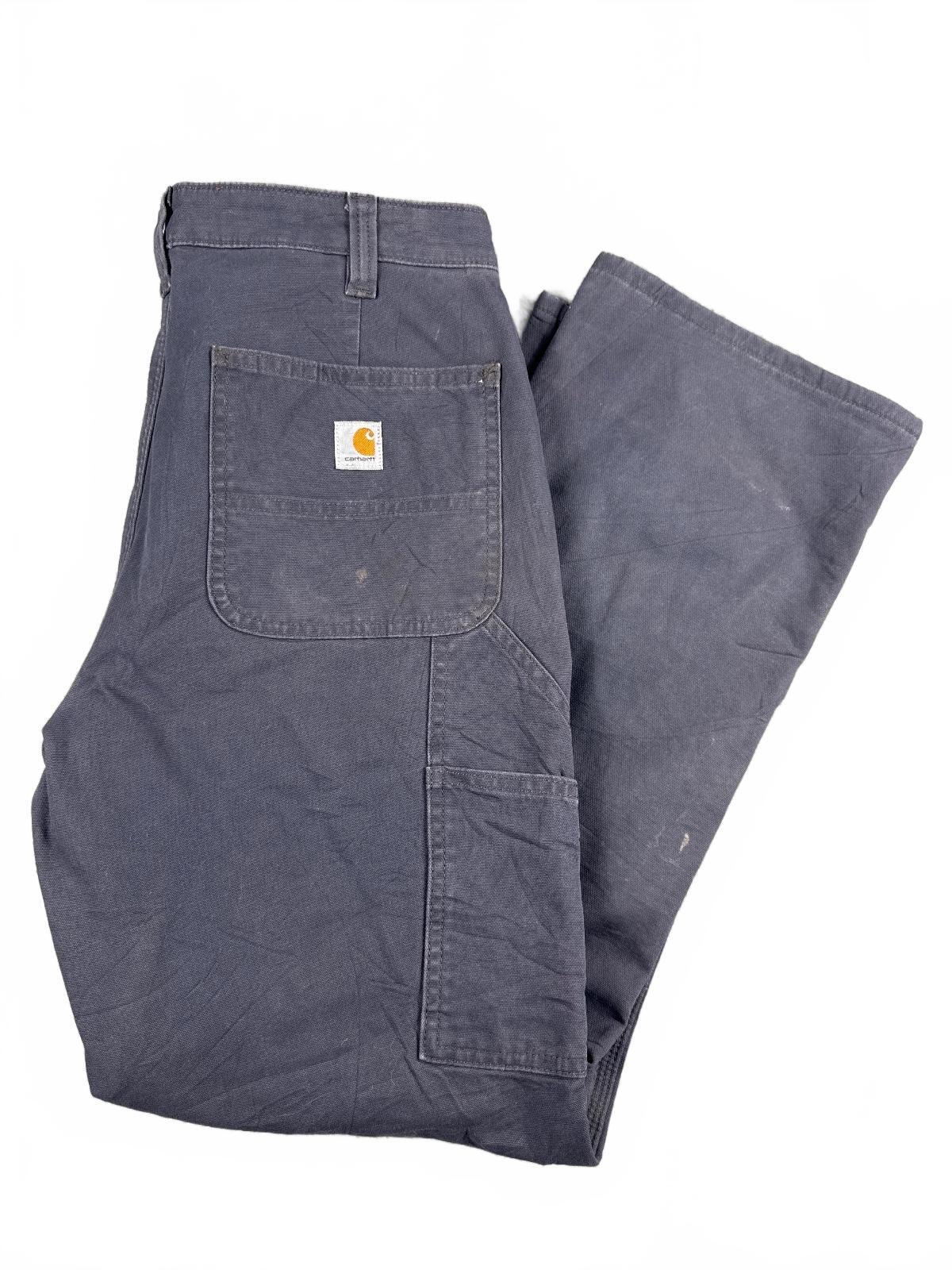 Carhartt Workwear Pants in Grey with Utility Pockets Size 8