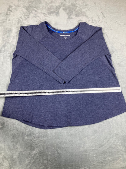 Tommy Hilfiger Sport Navy Blue Long Sleeve Top Size XL