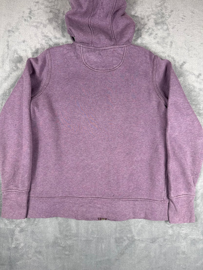 Carhartt Purple Zip-Up Hoodie Sweatshirt Size L